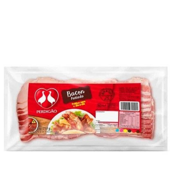BACON FATIADO PERDIGAO 250G DEFUM