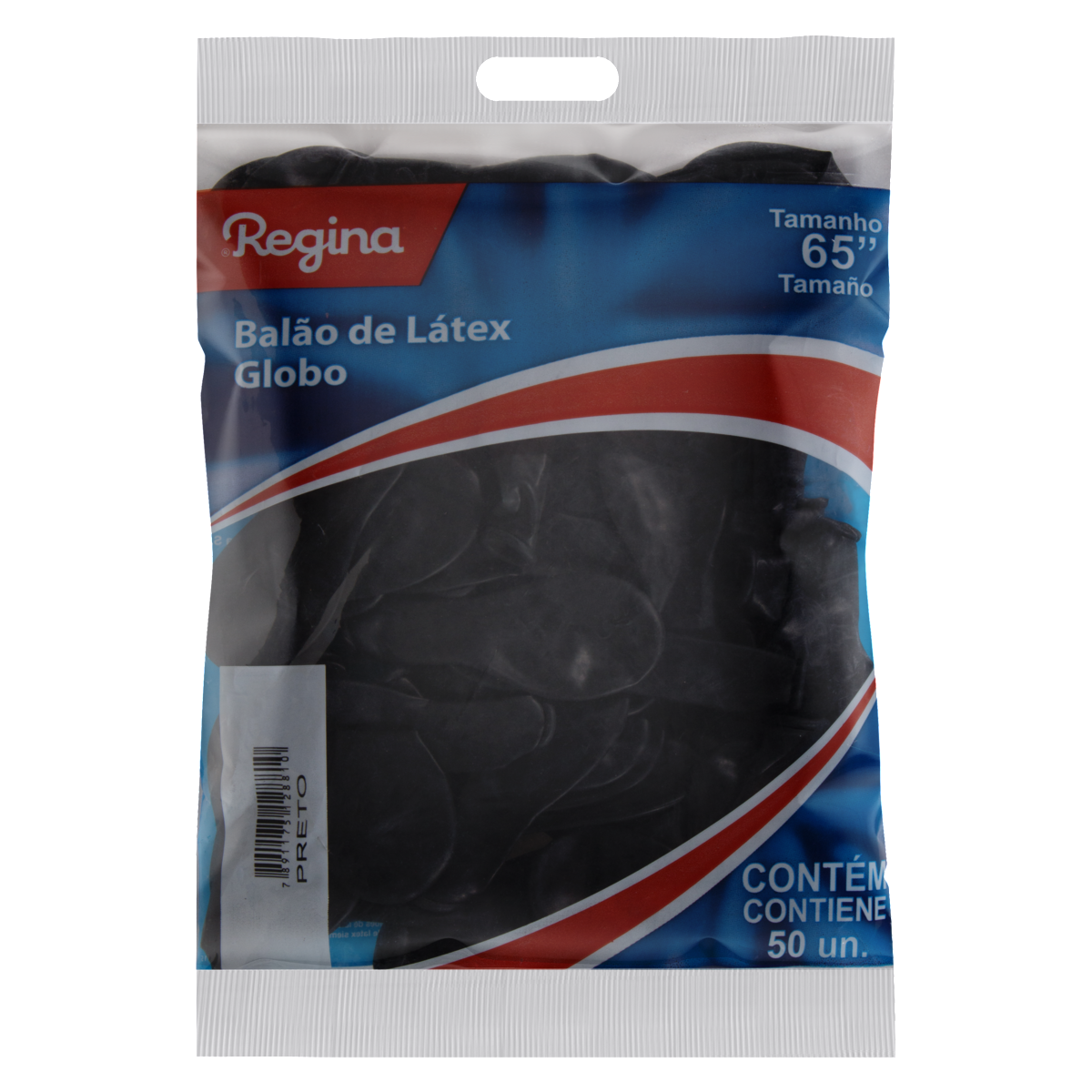 BALAO LISO REGINA 50UN PRETO