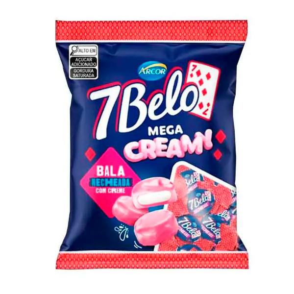 Bala Arcor 7 Belo Creamy Framboesa 90g