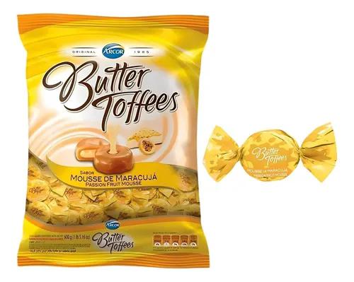 BALA BUTTER TOFFEE MARACUJA 400G