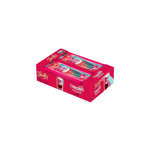CANUDINHO DOCILE 12UN 15G FRUTAS VERMELHA