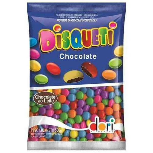 CONFEITO 500G DISQUETI CHOC