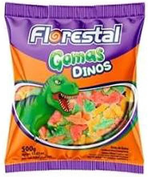 BALA DE GOMA FLORESTAL 500G DINOS