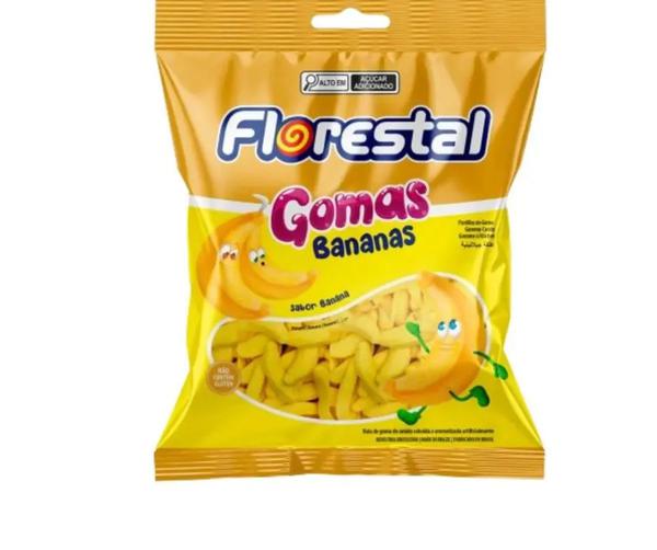 BALA DE GOMA FLORESTAL 150G BANANAS