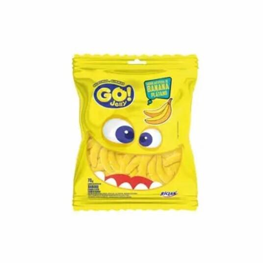 GELATINA GO JELLY MINI 15G BANANA