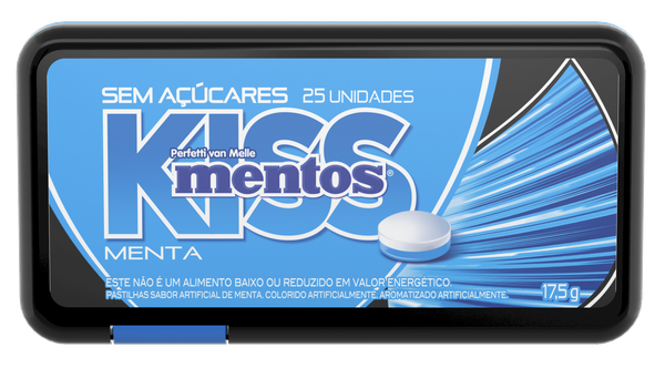 GOMA MENTOS 7,5G KISS MINT MENTA