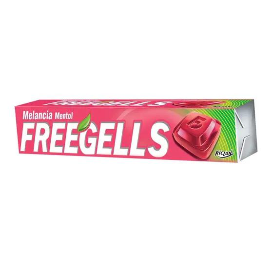 DROPS FREEGELLS MELANCIA MENTOL 31G C/12UN RICLAN