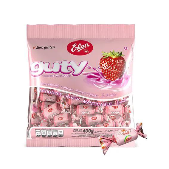 Bala Erlan Iogurte Morango 400g