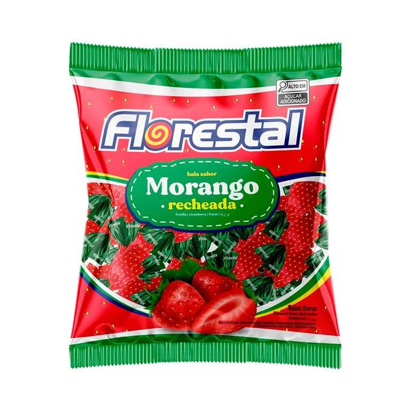 BALA FLORESTAL 500GR MORANGUINHO