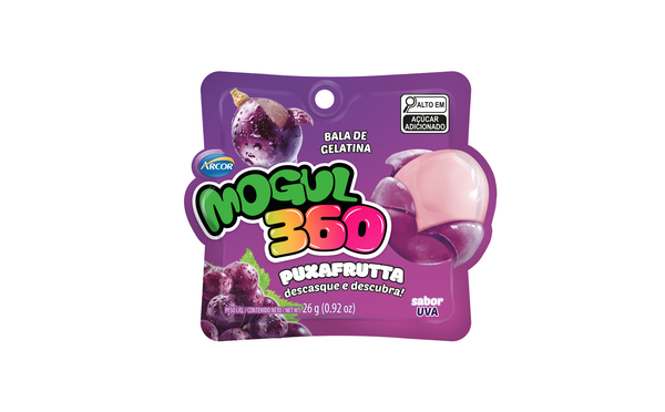BALA ARCOR GELATINA MOGUL 360 UVA 26G