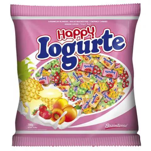BALA HAPPY IOGURTE SORTIDA 500G FLORESTAL