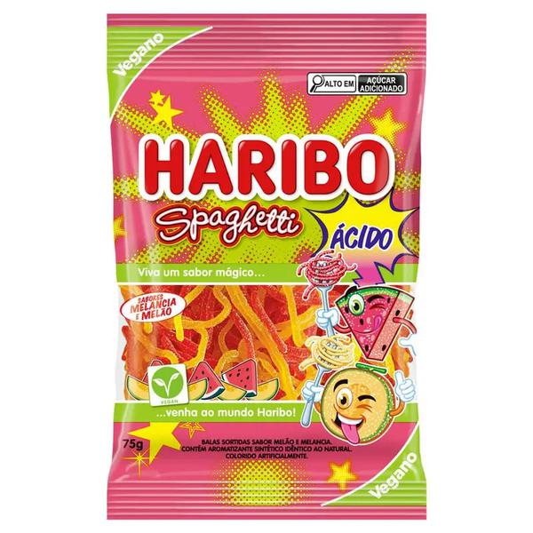 Bala Haribo Spaguetti Acido 75g
