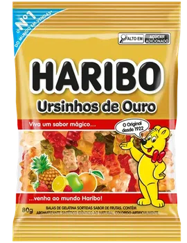 BALA HARIBO URSINHOS DE OURO 80G