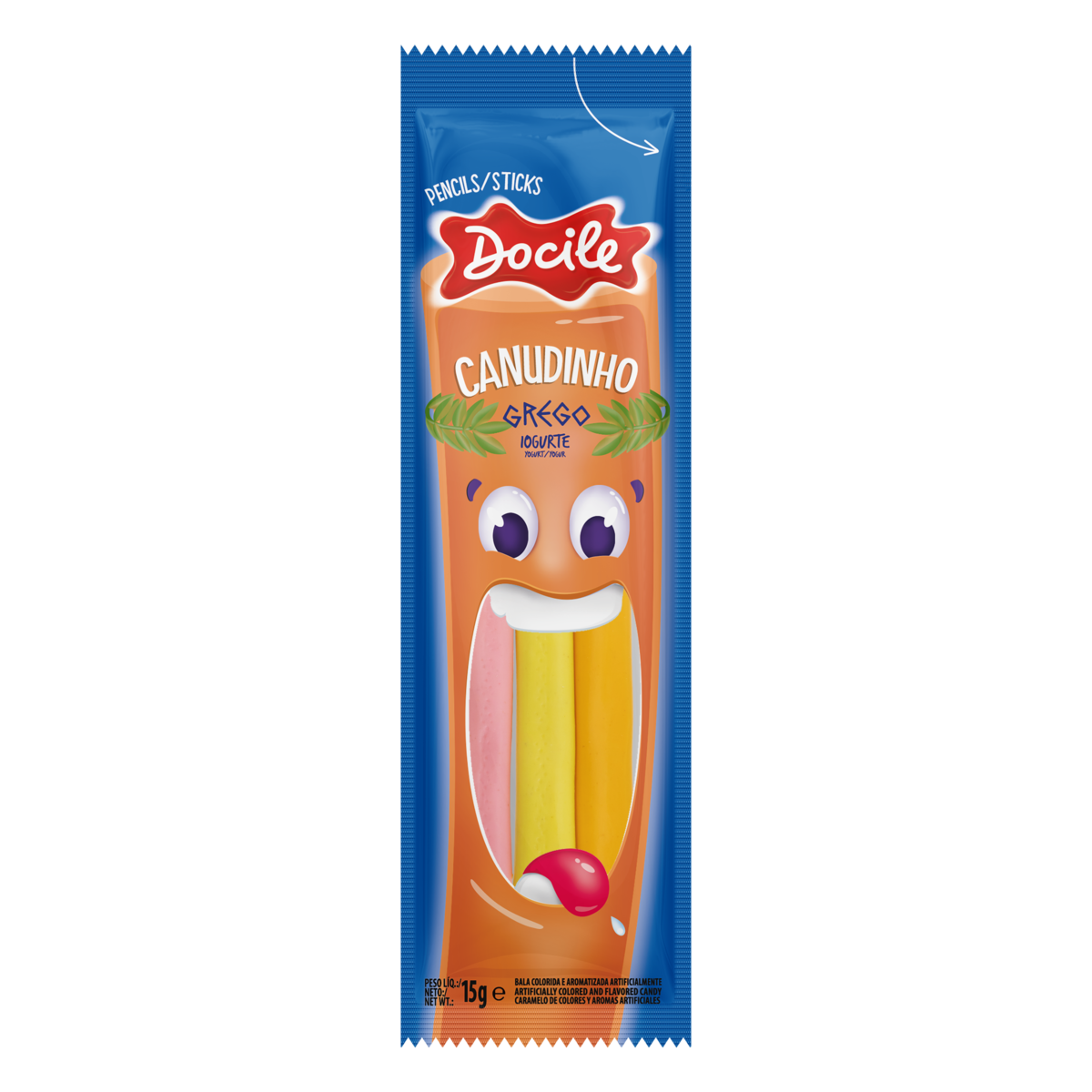CANUDINHO DOCILE 15G IOGURTE GREGO