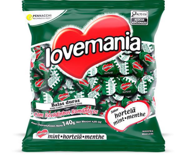 Bala Lovemania Hortela 584g