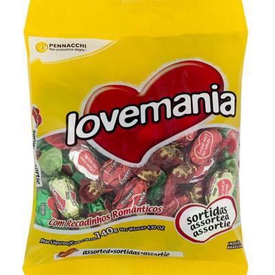 BALA LOVE MANIA 140GR SORTIDAS