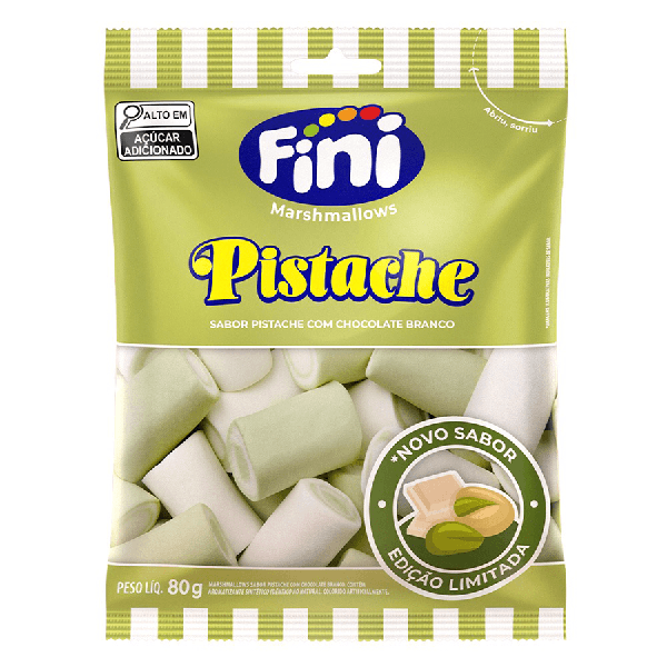 MARSHMALLOW FINI 80GR PISTACHE