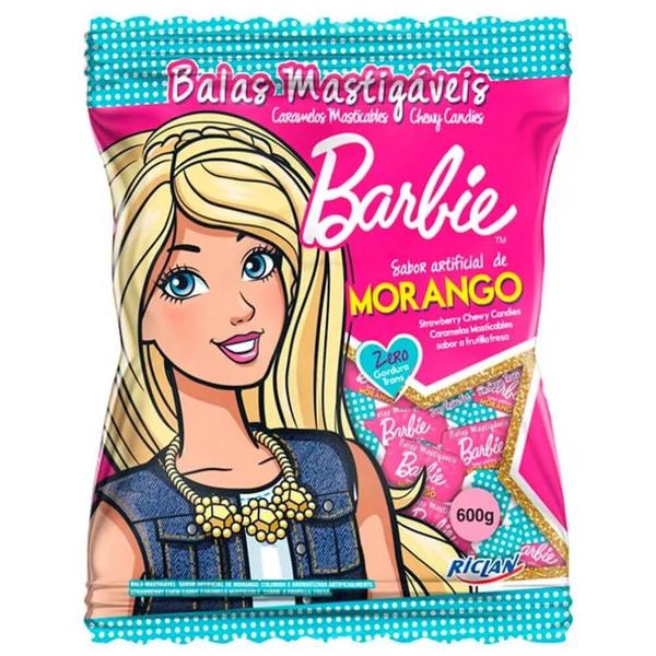 B MASTIGAVEL RICLAN 57G BARBIE MORANGO