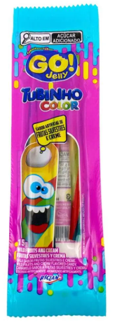 Bala Tubinho Frutas Silv Go Jelly 15g