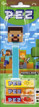 PASTILHA PEZ MINECRAFT BLISTER C/3