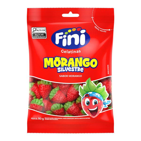 GELATINA MORANGO SILVESTRE FINI 80G
