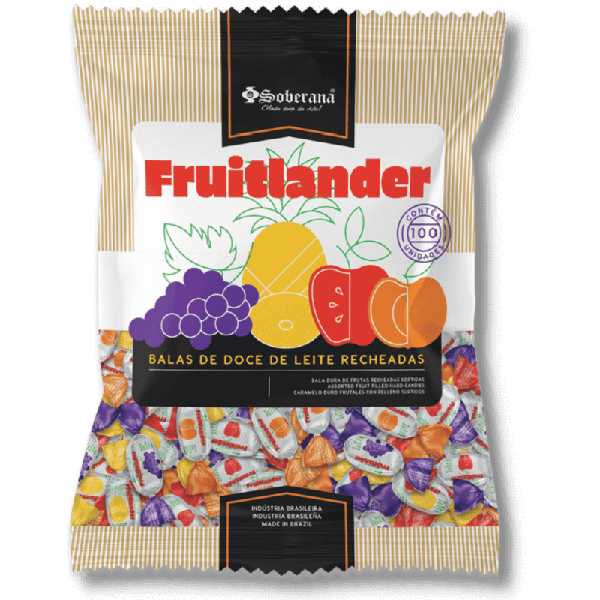 BALA SOBERANA 500G FRUTLANDER