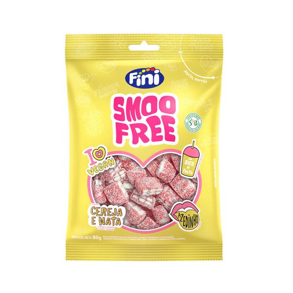 BALA FINI SMOOFREE 80G TIJOLINHO CITRICO