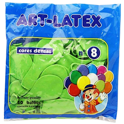 BALAO ART LATEX 7 IMP VERDE CLARO 50UN