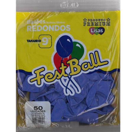 BALAO FESTBALL 9 LISO AZUL ESCURO C/50