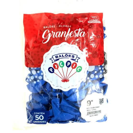 BALAO GRAN FESTA LISO AZ REGATA C/50 T9