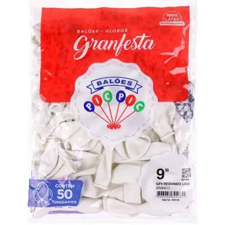 BALAO GRAN FESTA LISO BRANCO T9