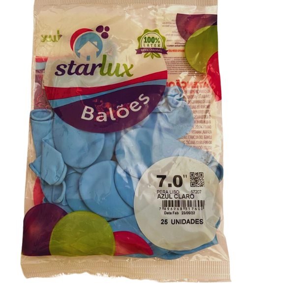 BALÃO STARLUX AZUL CLARO