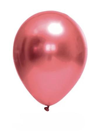 BALAO FESTBALL 9 CROMADO VERMELHO C/25