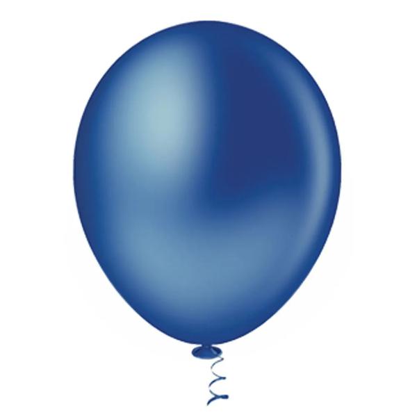 BALÃO LISO AZUL ESCURO 5" PIC PIC C/50UN
