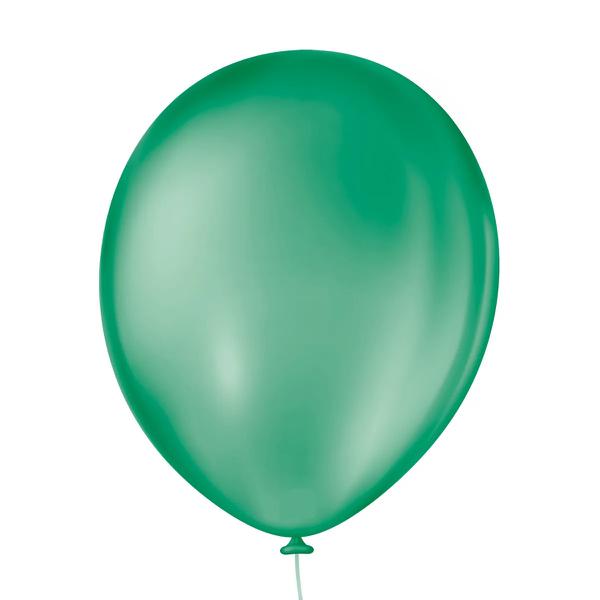 BALAO LISO VERDE 5" PIC PIC C/50UN
