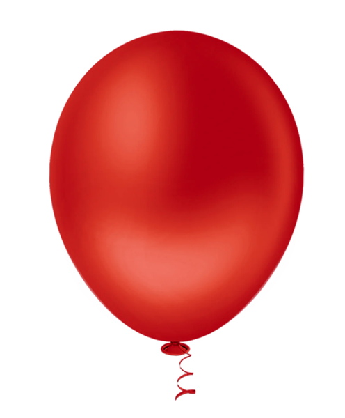 BALAO LISO VERMELHO ROMA 5" PIC PIC C/50UN