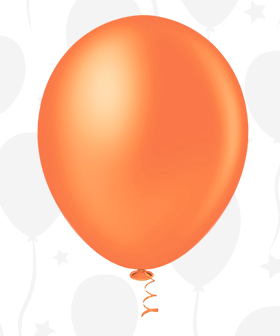 BALAO GRAN FESTA LISO LARANJA C/50 T9