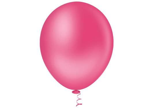 BALAO LISO RED. PINK 09" PIC PIC C/50UN
