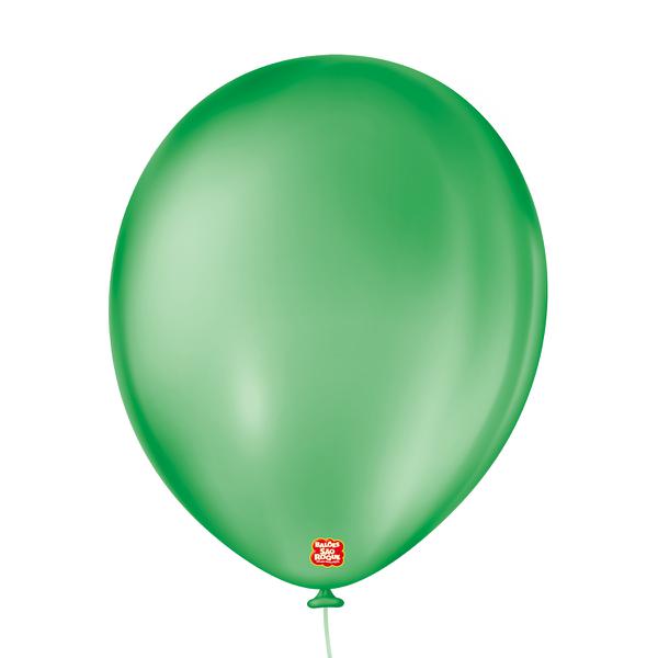 Balao Sao Roque 11 Liso Verde Bandeira C/25