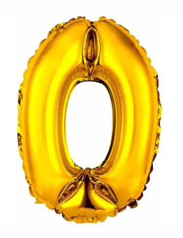 BALAO ALEGRIA FESTA METAL DOURA 40CM 