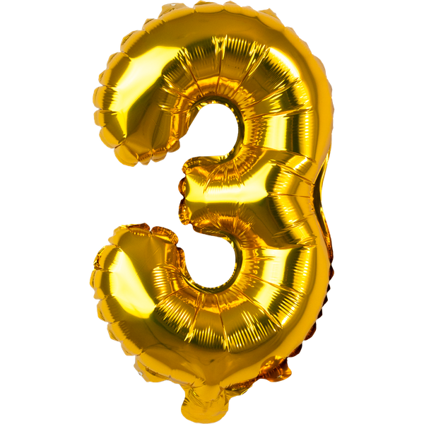 BALAO REGINA METALIZADO PEQ N3 DOURADO