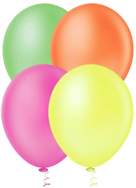 BALAO LISO NEON SORTIDO 05" PIC PIC C/50UN