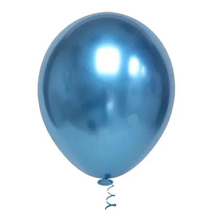 BALAO PLATINO AZUL 16'' PIC PIC C/12UN