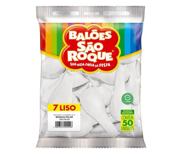 BALAO SAO ROQUE BRANCO POLAR 50UN