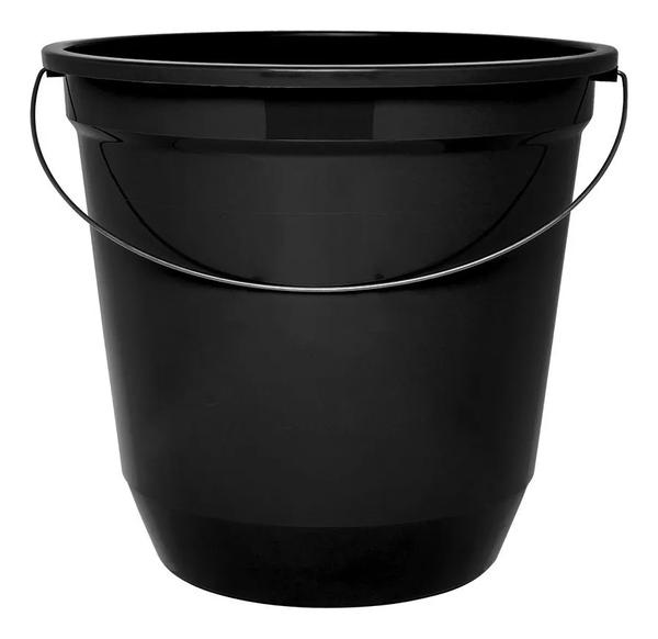 BALDE PLASTICO JAGUAR ECO PRETO 7,5L