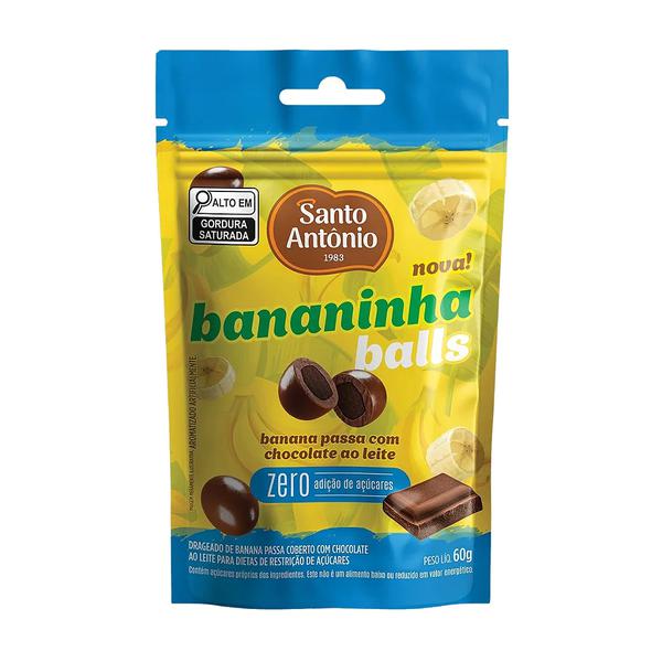 BANANINHA BALLS SANTO ANTONIO 60G CHOC Z