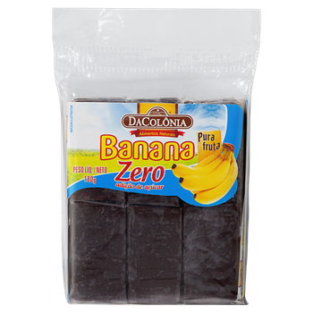 BARRINHA DACOLONIA BANANA ZERO 180G