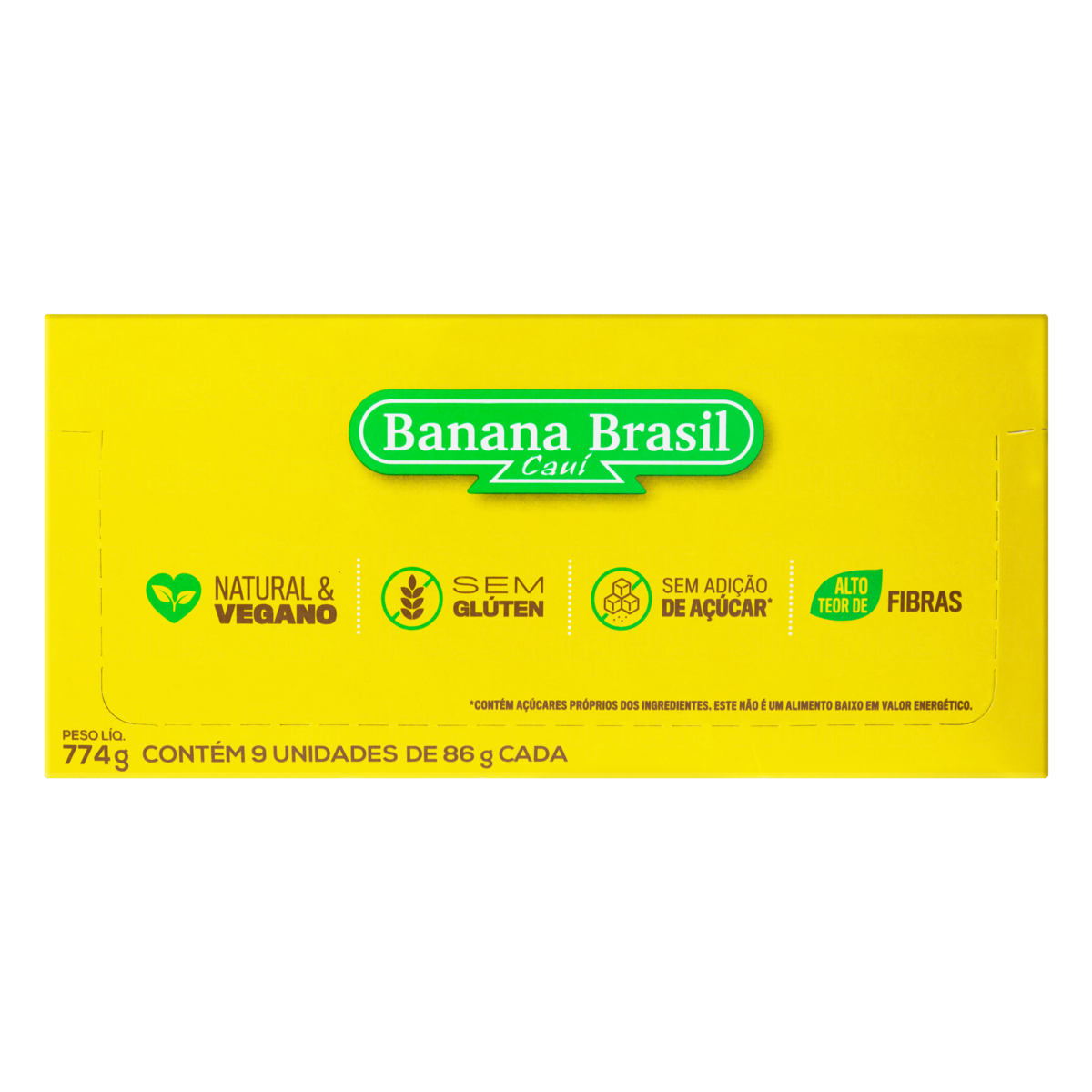 BANANA PASSA PLATANO ZERO ACUCAR 86G
