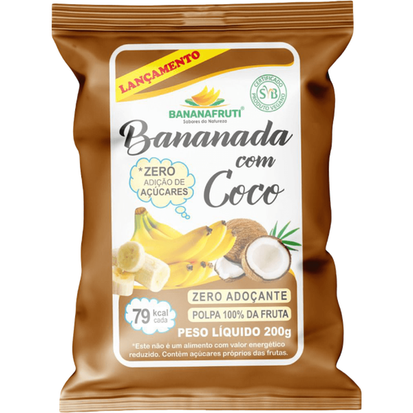 BANANADA BANANAFRUTI COCO ZERO 200G
