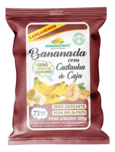 BANANADA COM CASTANHA DE CAJU 200G BANANAFRUTI